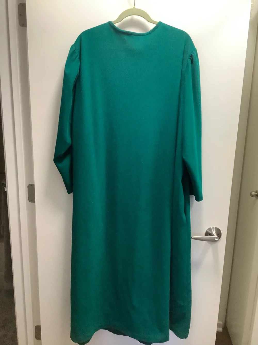 Roaman’s Women’s Vintage Full Length Robe Green